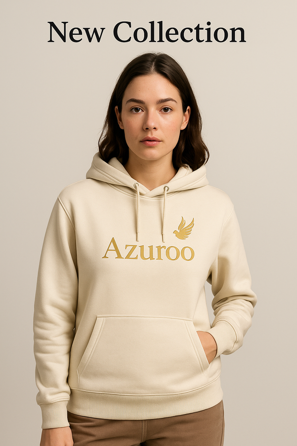 Azuroo Cream Luxe Hoodie