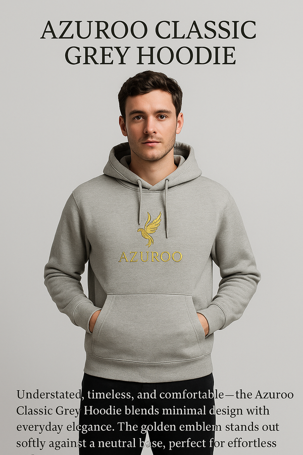 Azuroo Classic Grey Hoodies